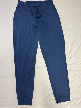 Men's Navy Cloudveil Drawstring Jogger Pants - Size Small